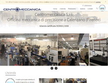 Tablet Screenshot of centromeccanica.com